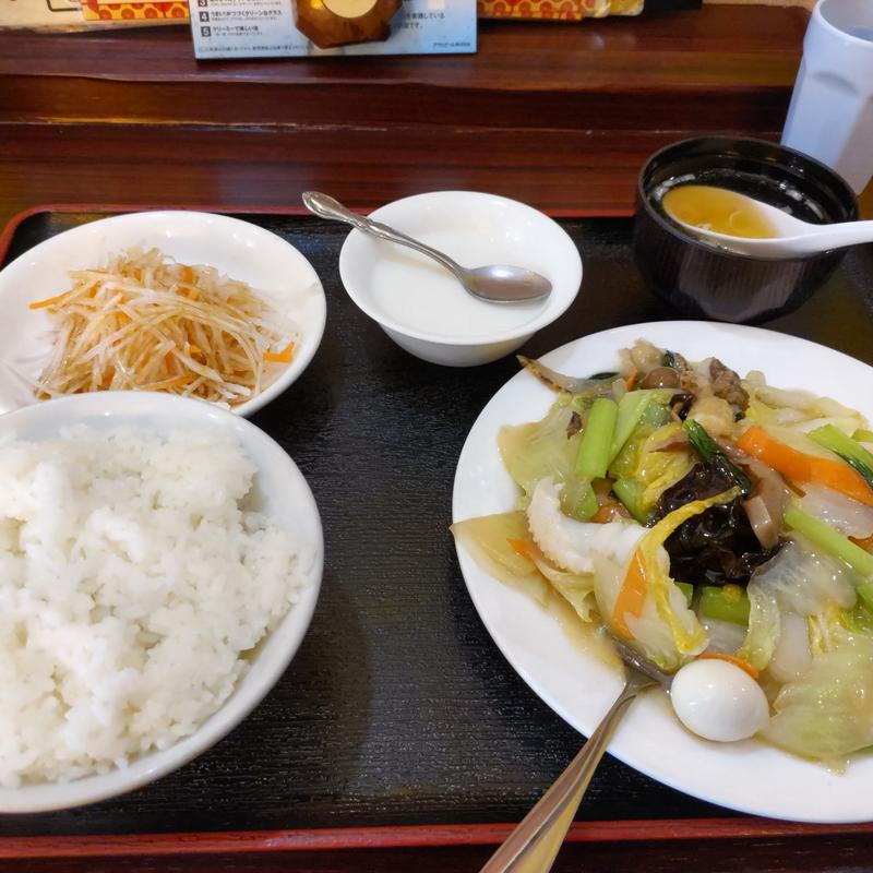 八宝菜定食(中華料理吉順)