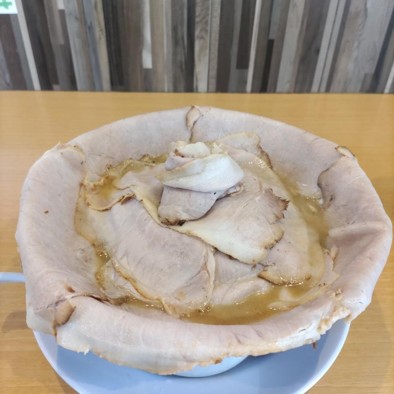 こく煮干花びらチャーシュー(長尾中華そば東バイパス店)