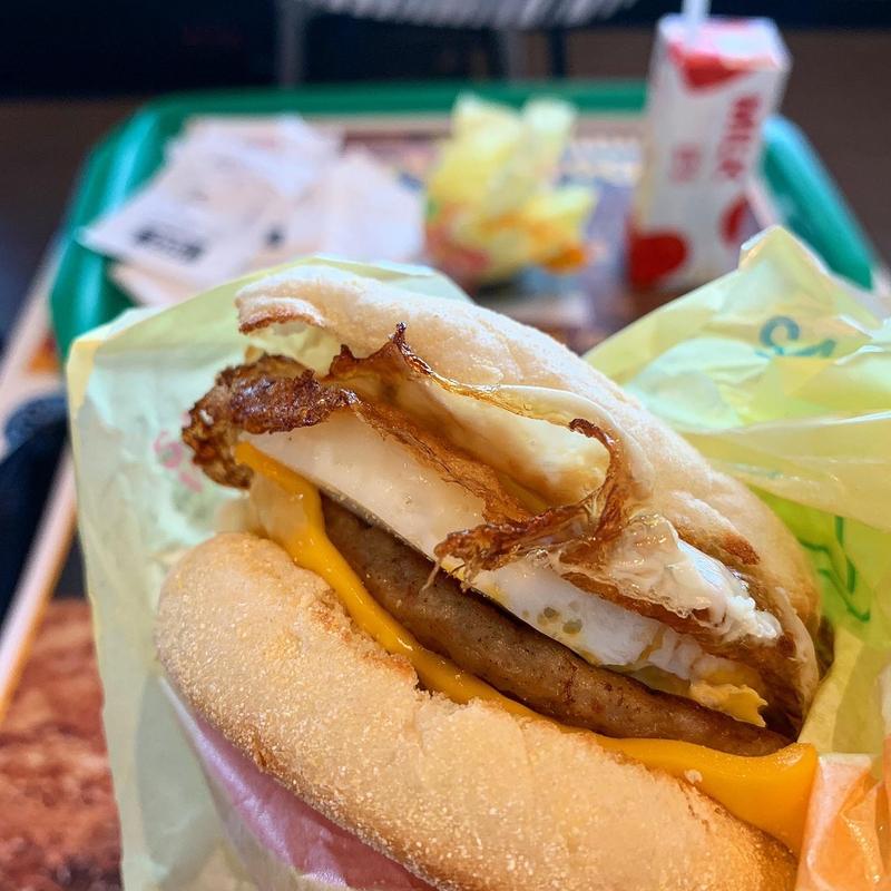 ソーセージエッグマフィンセット(マクドナルド ２４６厚木店)