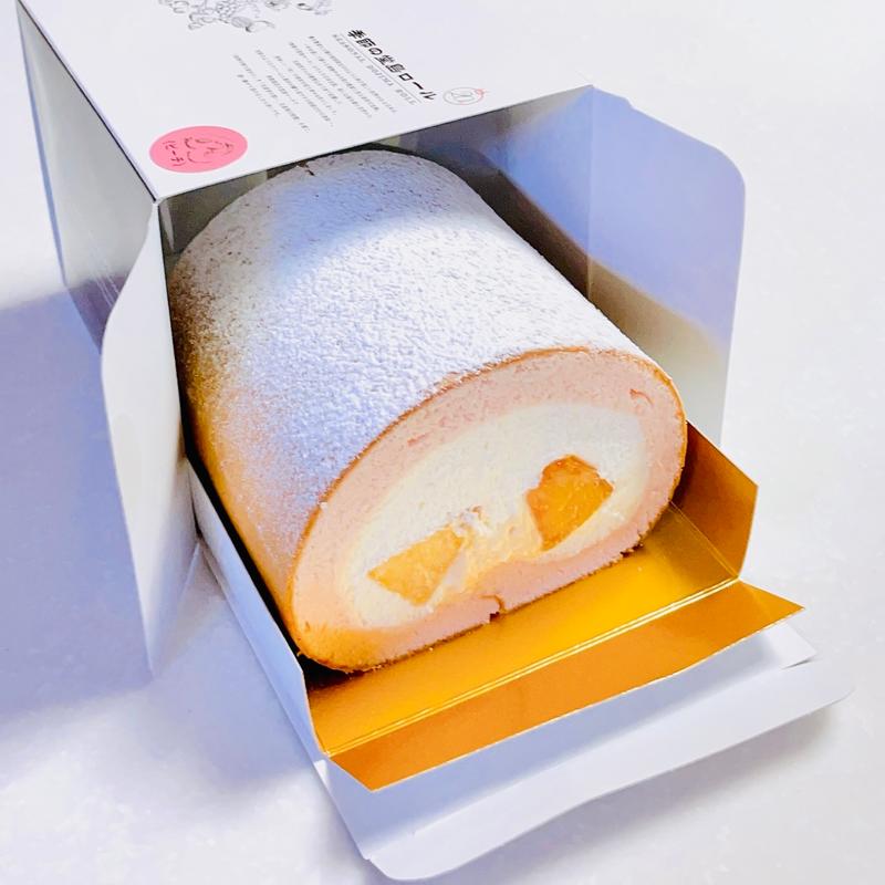 季節の堂島ロール　桃(パティスリーモンシェール 東武百貨店池袋店)