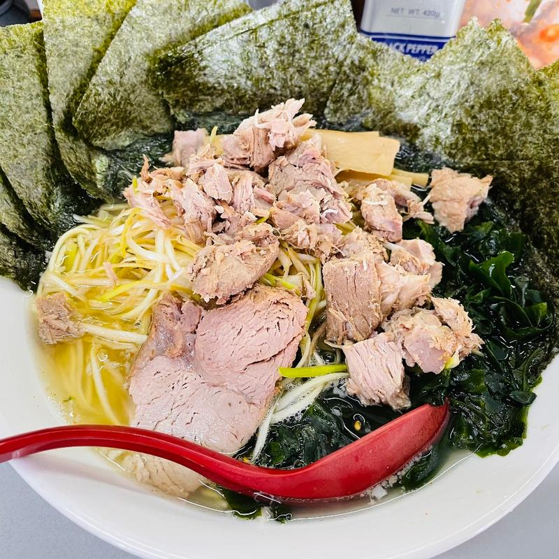 塩ラーメン＋ネギ＋海苔＋わかめ＋メンマ(ラーメンショップ 122号騎西店)