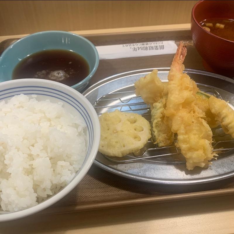海老一本定食(天麩羅 えびのや 高田馬場店)