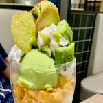 抹茶パフェ ジャンボサイズ