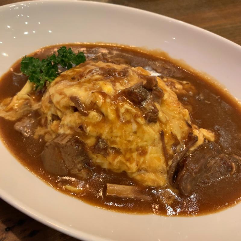 オムライスデミグラスセット(ロココ ダイナー)