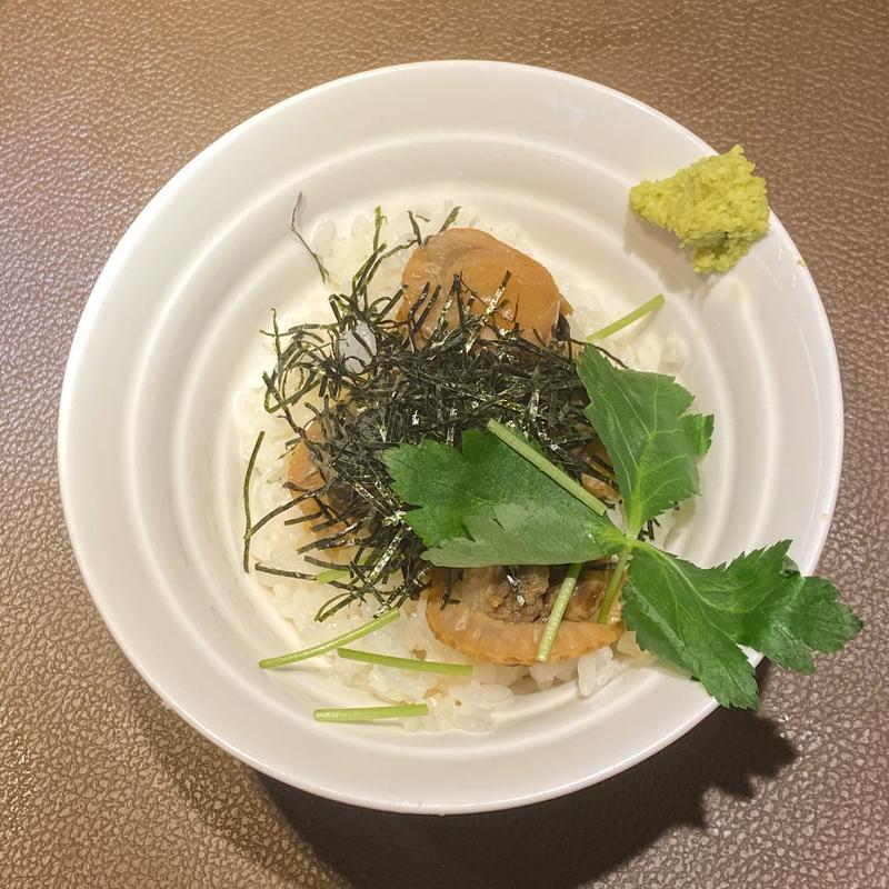 帆立と昆布の佃煮ご飯(Tokyo Style Noodleほたて日和)