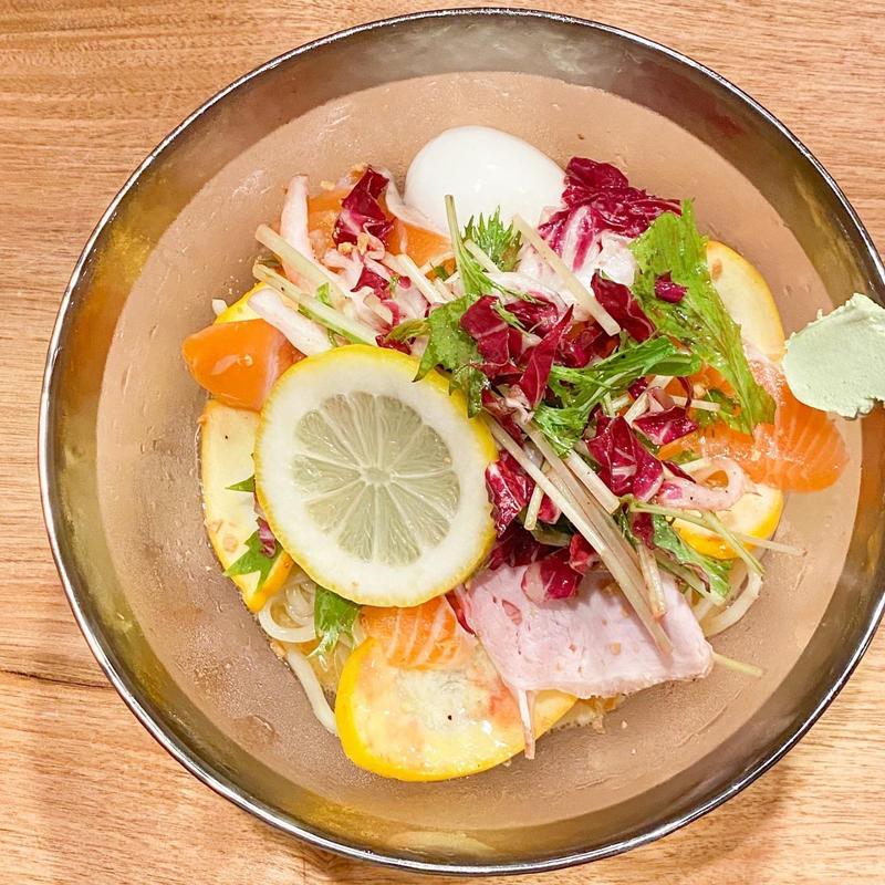 限定　アマルフィで出会った冷やし中華(海老丸らーめん)