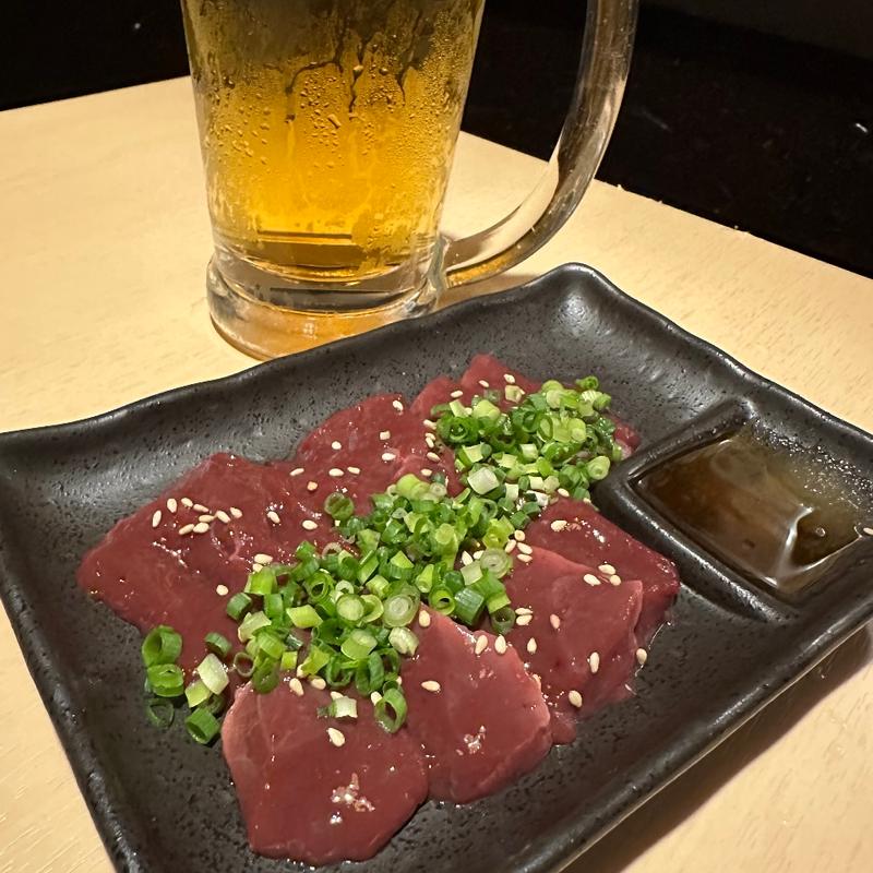 レバ刺し(低音調理)(たかつきレバー)