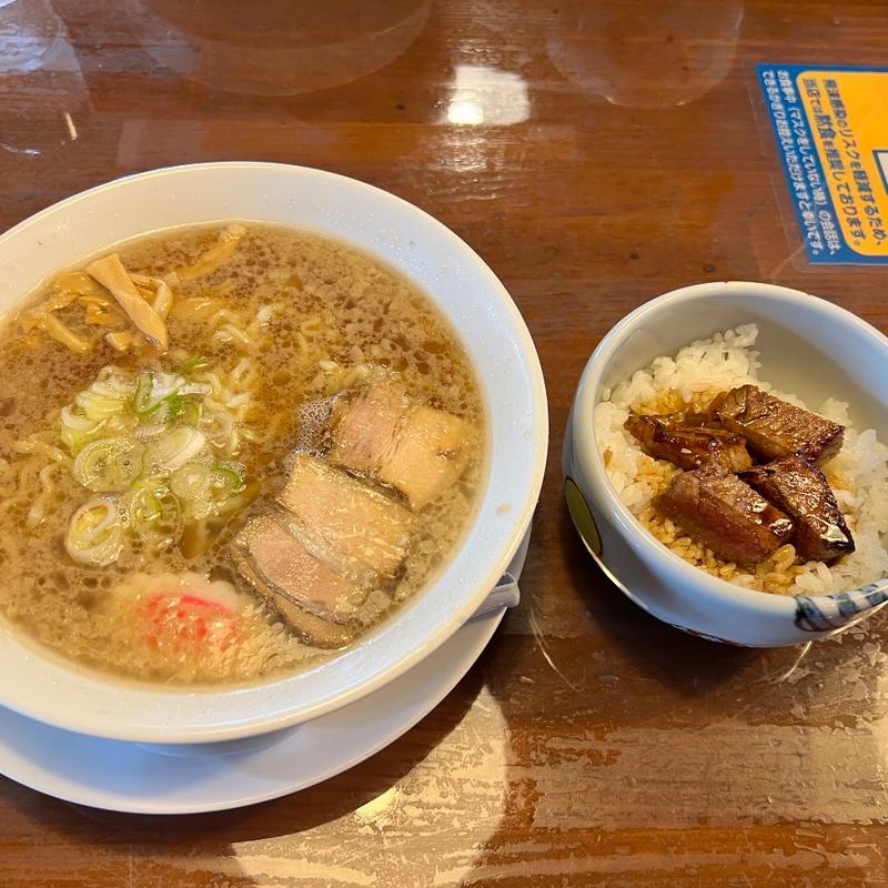 じとラーメン＋ミニステーキ丼(ラーメン やま吉 )