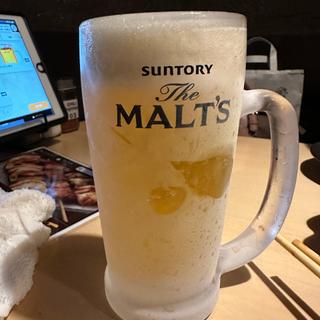 生ビール（ザ・モルツ(たかつきレバー)