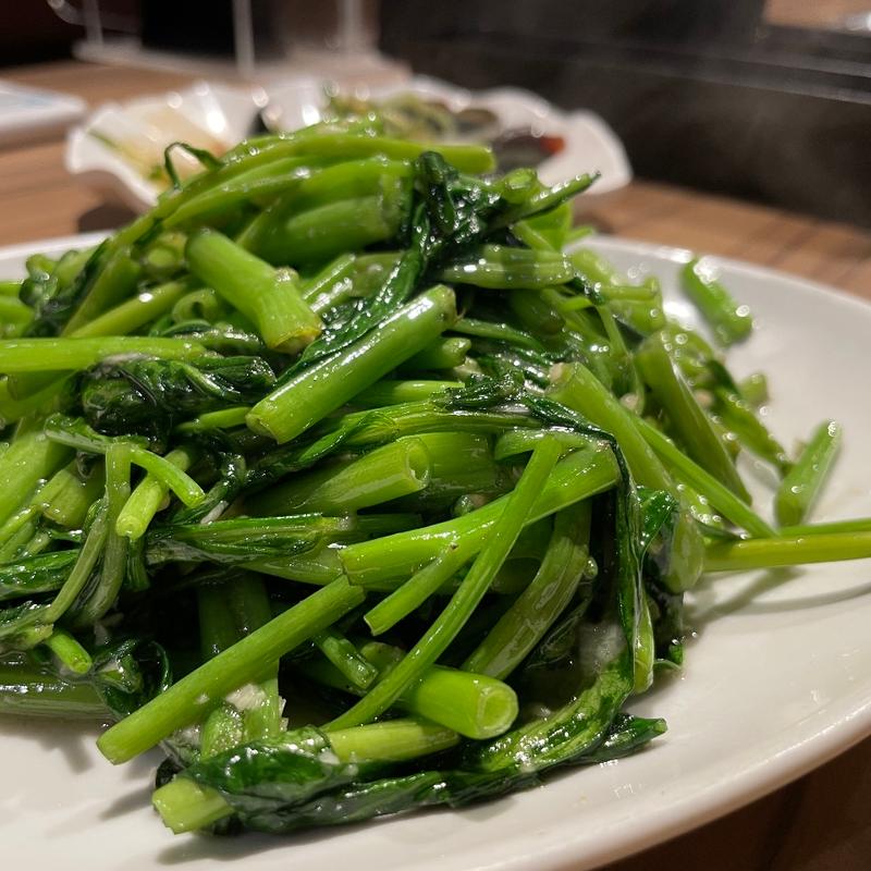 空芯菜炒め(千里香 上野本店)