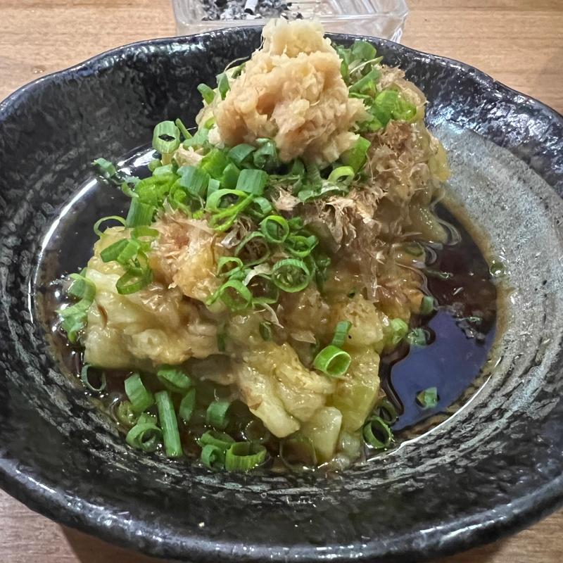 焼きナス(本格炭火焼 焼とり うさばらし)