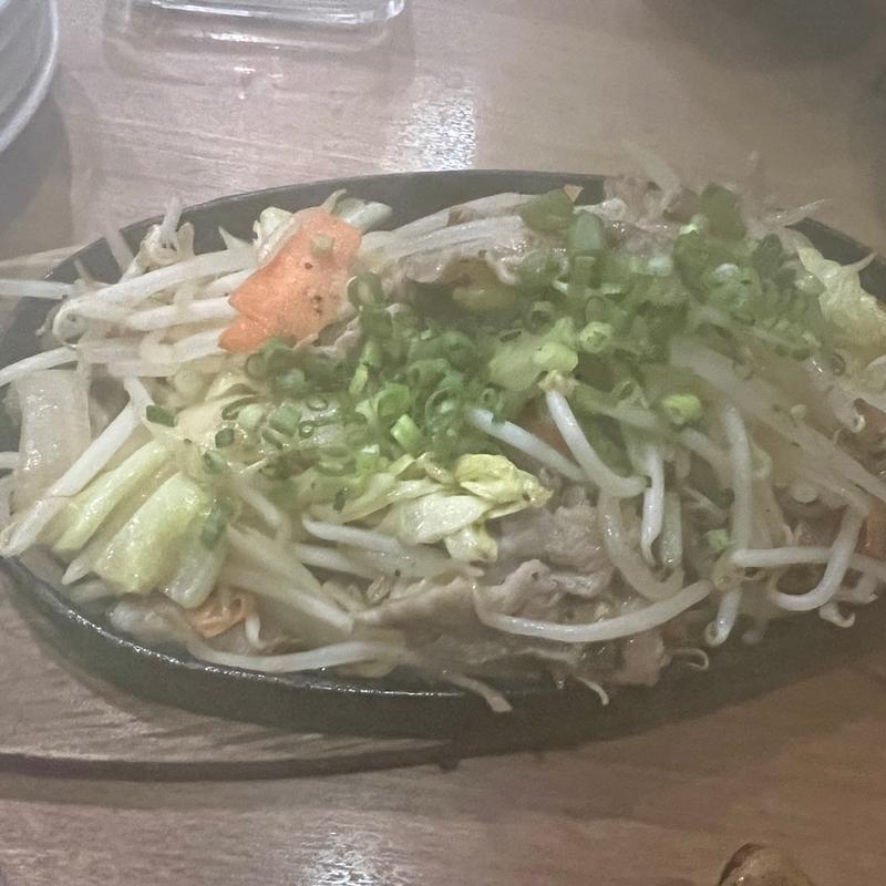 野菜炒め(本格炭火焼 焼とり うさばらし)