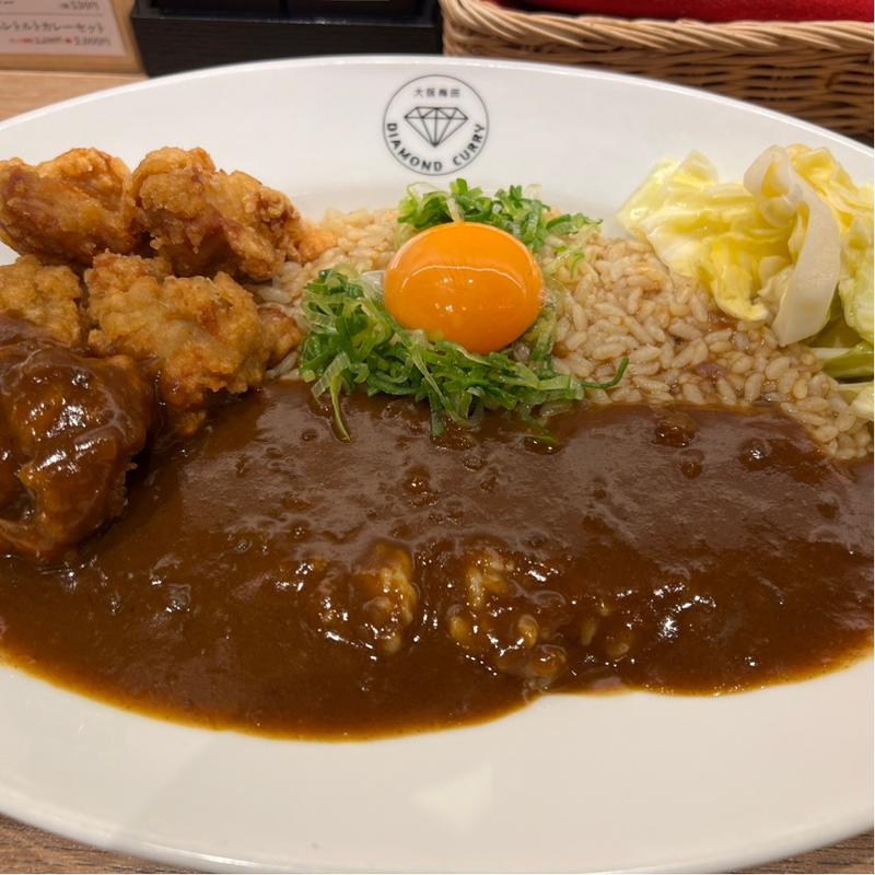 からあげまぜカレー(ダイヤモンドカリー 大阪国際空港)