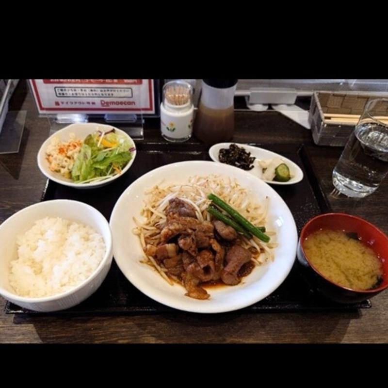 ジンギスカン定食(そうか食堂)