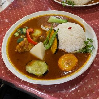 チキンカレー（野菜トッピング）(小林カレー)