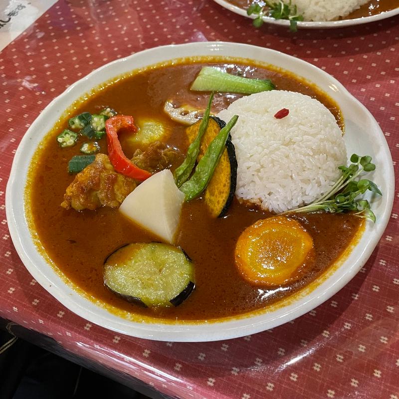 チキンカレー（野菜トッピング）(小林カレー)