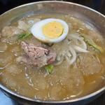 水冷麺 ニラチヂミ(Korean Dining_WA!)