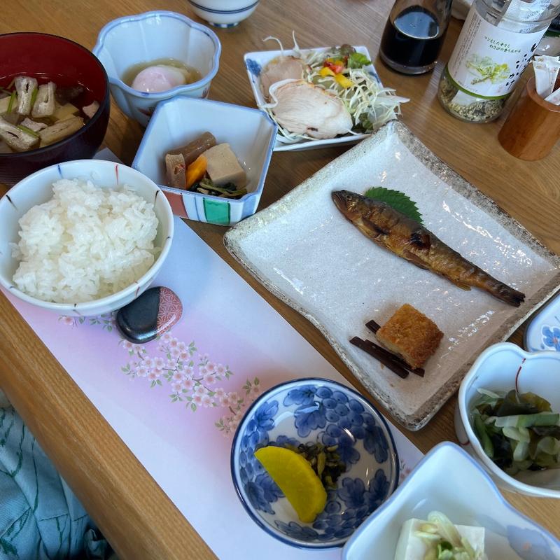 朝食(祖谷の宿 かずらや )