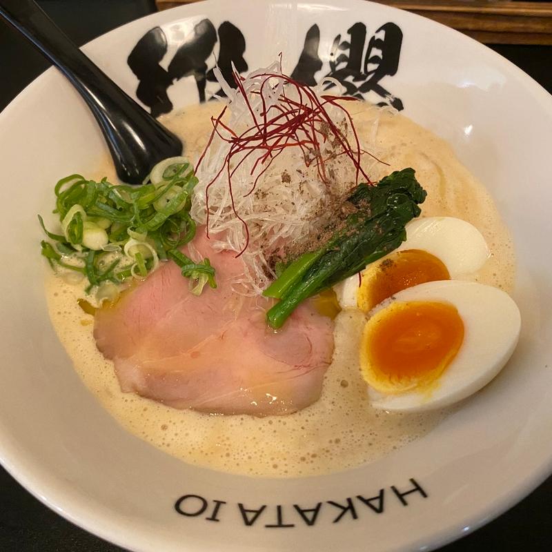 トリュフ豆乳泡らーめん(博多海老豚骨 ラーメン維櫻 中洲Gate’s店)