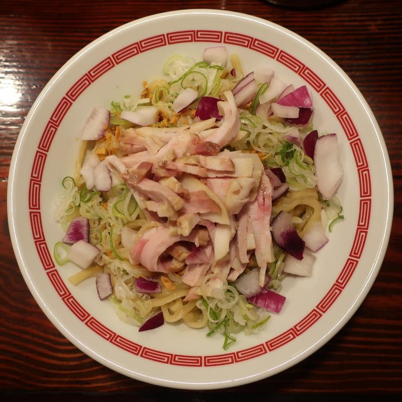 牛香るガーリックまぜそば(らあめん 元)