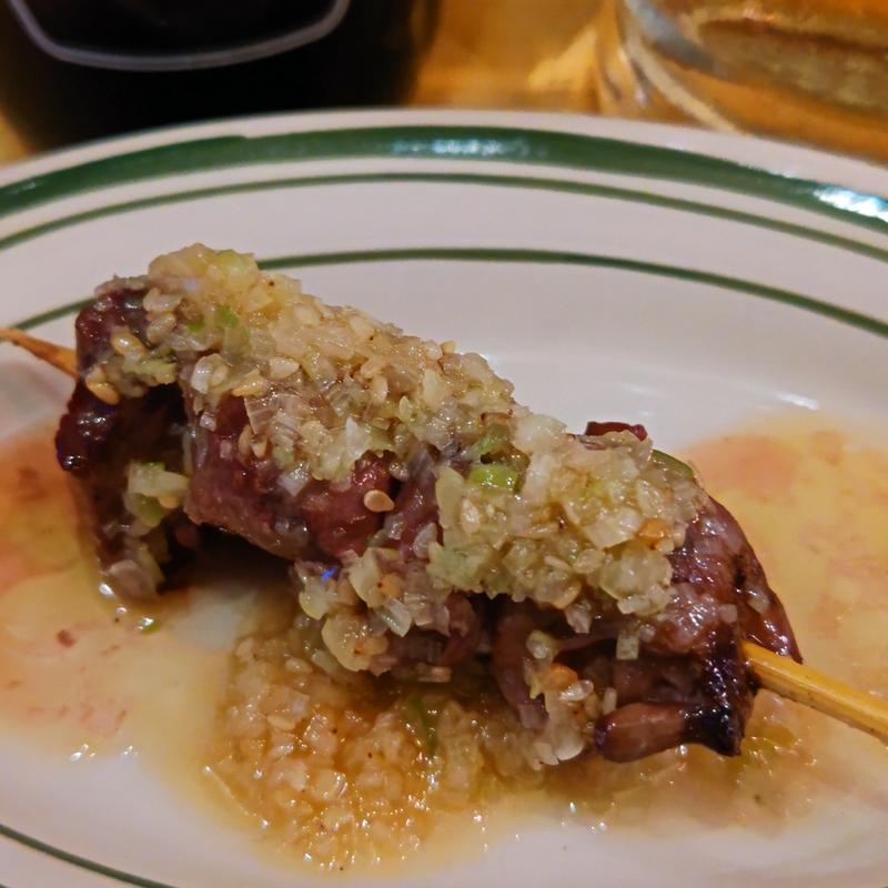 豚ハツ(チャコールスタンド野毛)