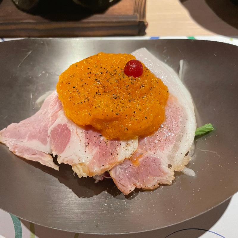 松坂豚キャロットドレッシング(牛と鮪 EnYA)