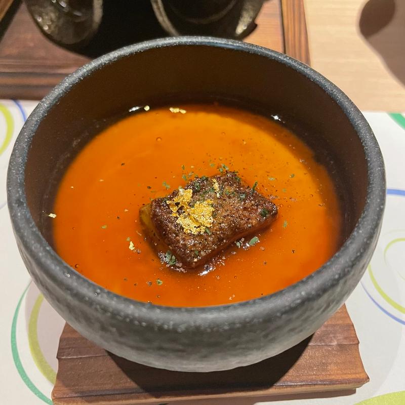 ファグラ茶碗蒸し(牛と鮪 EnYA)