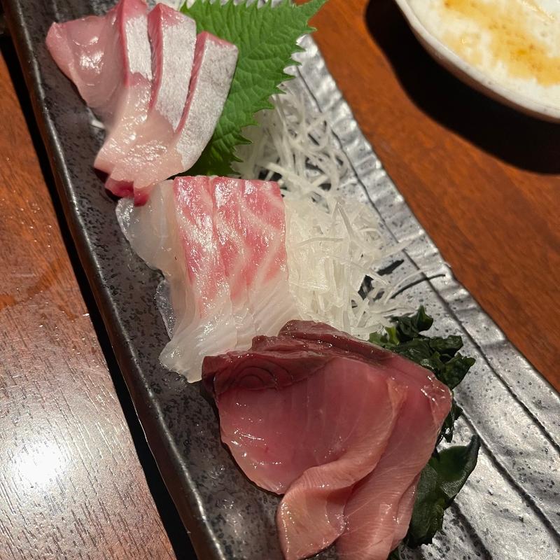 お造り3種盛り合わせ(納屋之炭 高松駅前店 )