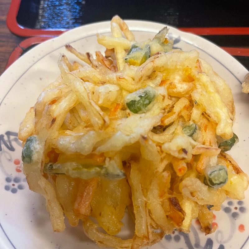 かき揚げ(手打十段 うどんバカ一代)