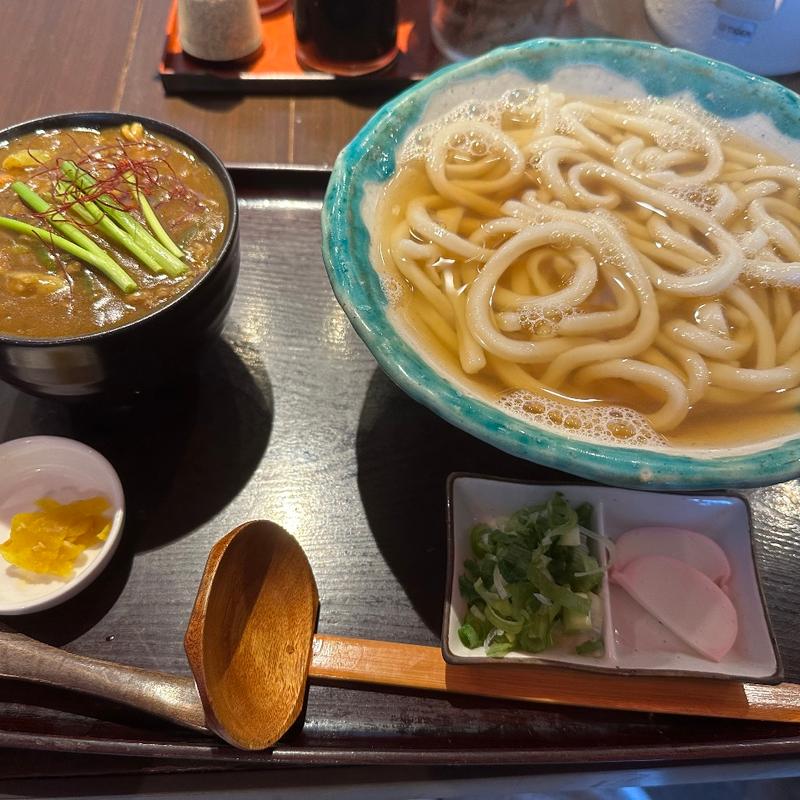 ミニカレー丼うどんセット(釜揚げうどん 鈴庵 )