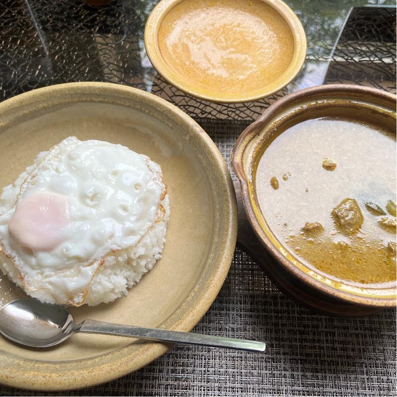 マトンカリ　目玉焼きトッピング(カレー工房インド ガンガ店 )