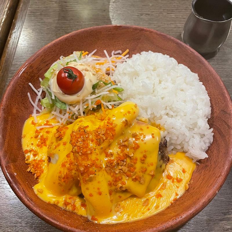 メルティチーズバーグディッシュ(びっくりドンキー 本通店 )