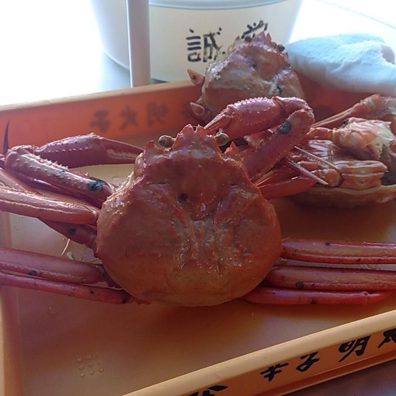 紅ズワイガニ(カニの誠栄丸 道の駅マリンドリーム能生内)