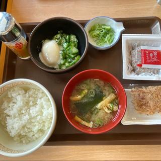 納豆のっけ朝食ミニ(すき家 横浜日野中央店)
