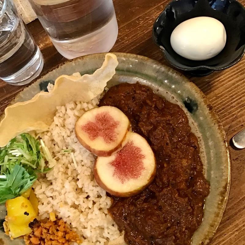期間限定イチジクのスパイシービーフカレー(こっそりカレー)