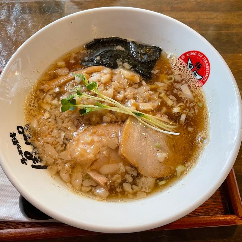 本日の煮干しラーメン(ラーメン厨房ぽれぽれ)