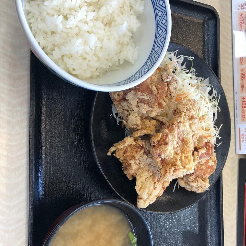 唐揚げ定食(吉野家 ５０号線バイパス太田店)