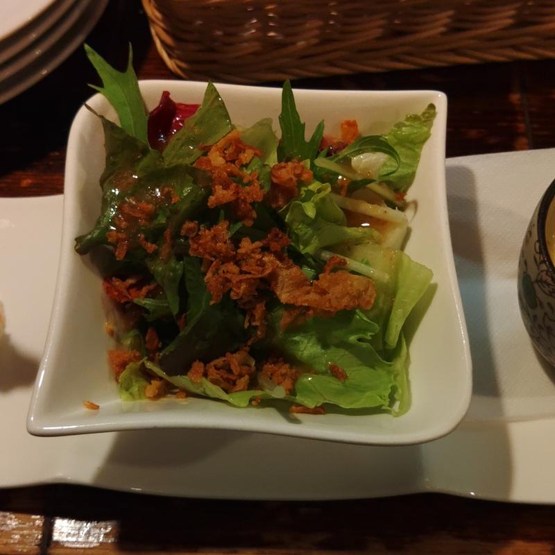 ミニサラダとスープ(ピッツェリア・ダ・タサキ 金町店)