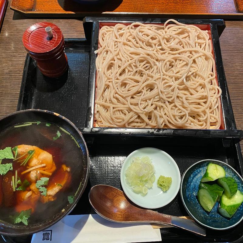 かしわせいろ(蕎麦処 かねひろ)