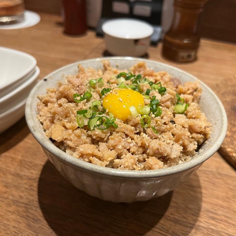そぼろ丼(やき鶏おお川)