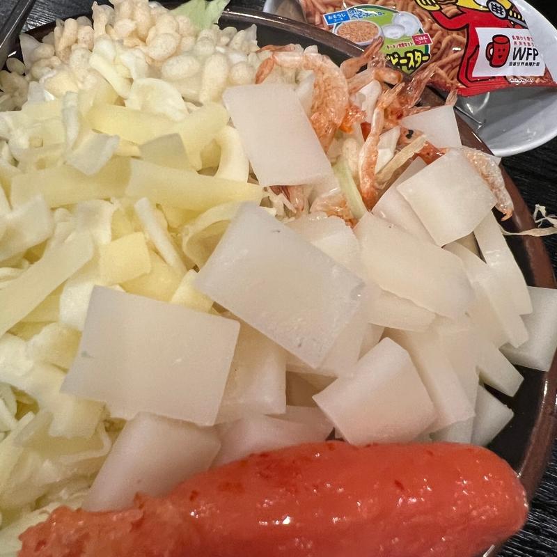 もんじゃ焼き(明太ベビースター)(土蛍 松陰神社前店)