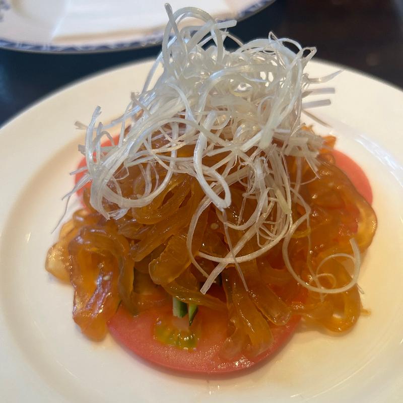 クラゲの冷菜(萬珍樓 點心舗)