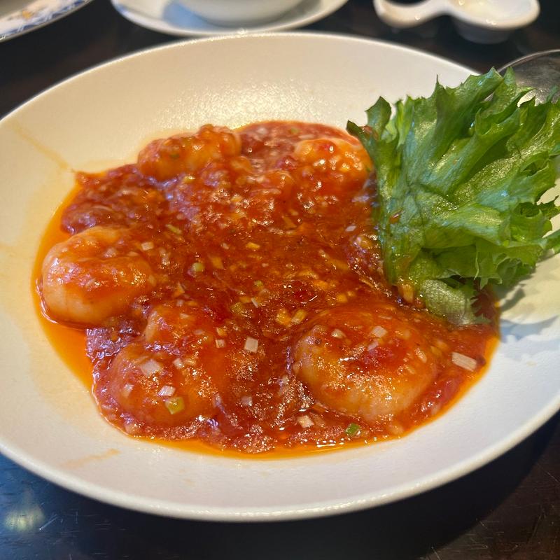 海老のチリソース(萬珍樓 點心舗)