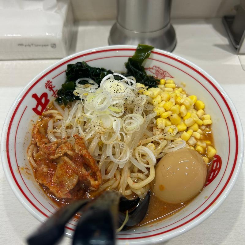 冷冷味噌ラーメン（限定メニュー）(蒙古タンメン中本 川崎店)