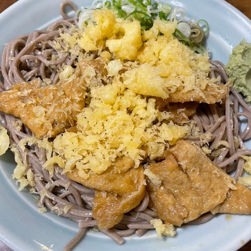 冷やしたぬきダブル(更科 （さらしな）)