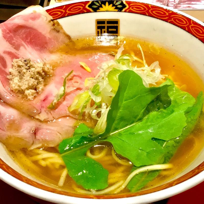 山わさびの入った中華そば(YAMACHAN)