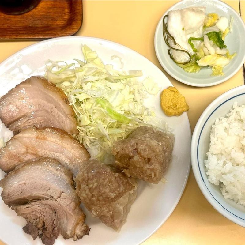 しゅうまいチャーシュー盛り合わせライス(幸軒)