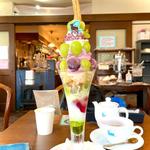 W葡萄のパフェ(カフェドリオンブルー)