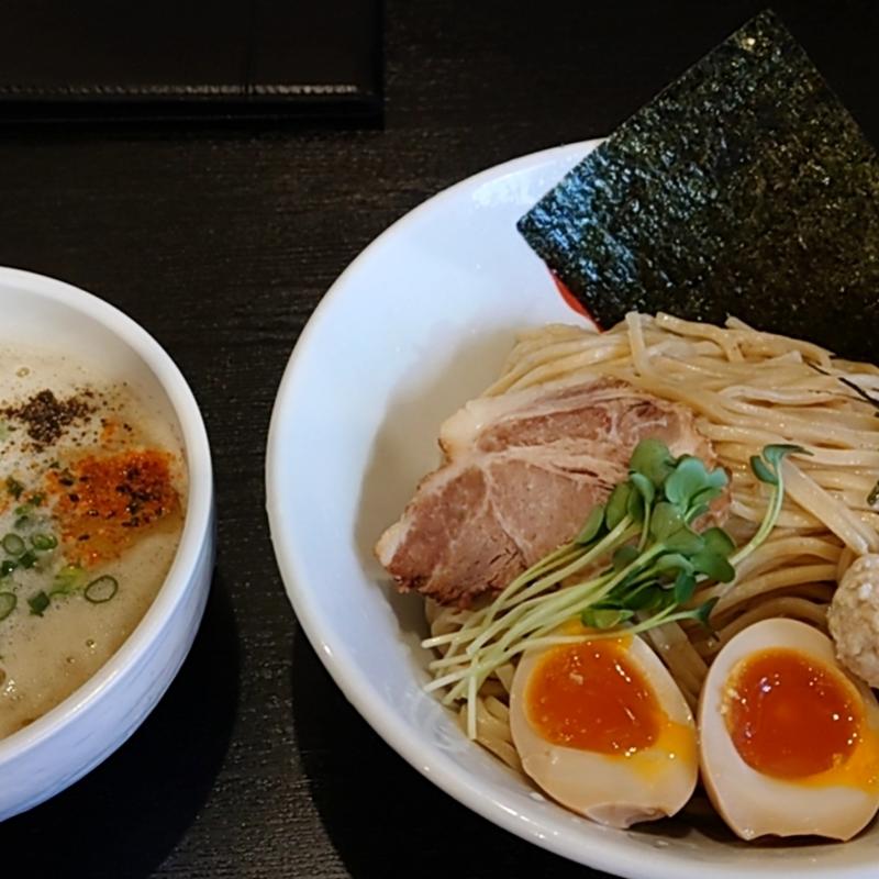 特製濃厚(魚介or鶏塩)つけ麺(鶏SOBA 春夏冬～あきない～)