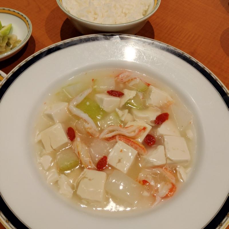 ずわい蟹と冬瓜と豆腐のうま煮(銀座アスター ベルシーヌ横浜)